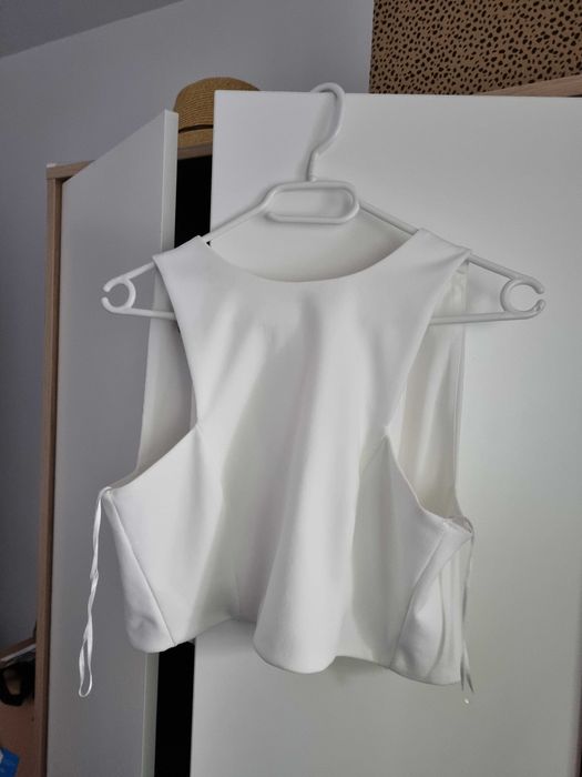 Top alb  Lynne marimea S