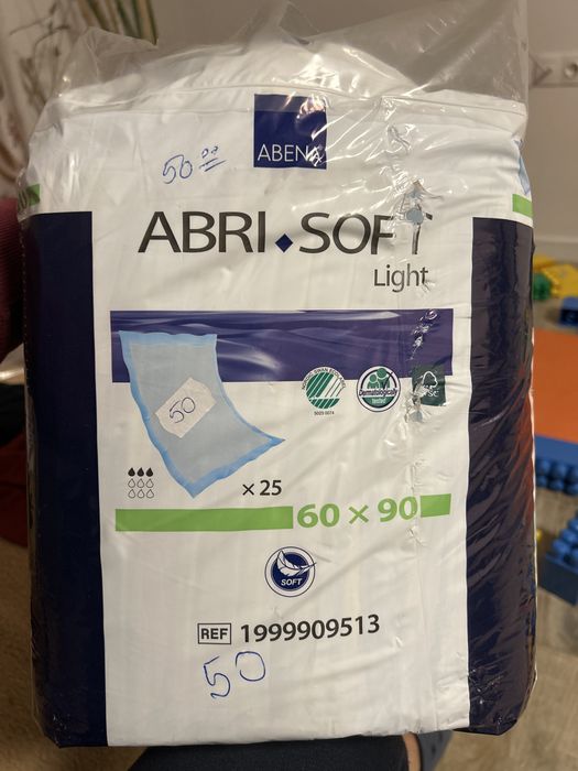 Aleze abri soft light 60x90. 25 bucati