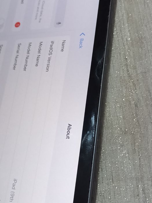 Ipad 9th touch schimbat  baterie 99%