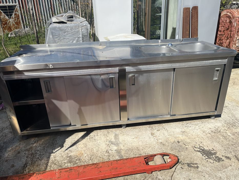 Работна маса неръждавейка