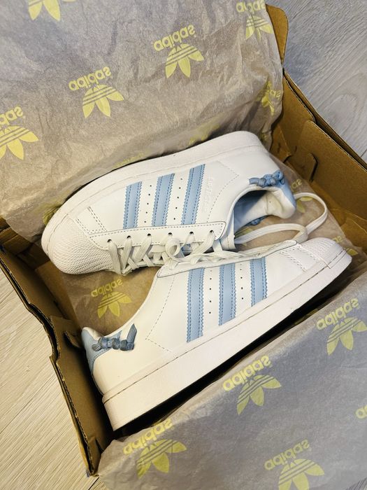 adidas кроссовки Superstar Sky Blue