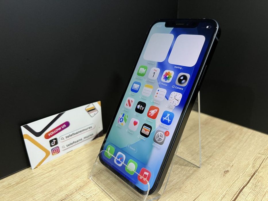 iPhone 12 64Gb Black Second-Hand Satisfăcător 3 ani garanție, Telefoan
