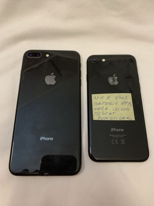 Iph.8.plus 256.gb. Iph.8 negru baterie 77%