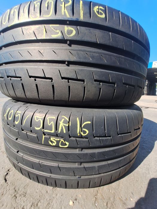 2 anvelope vara 205/55r16 Continental Montaj Gratuit