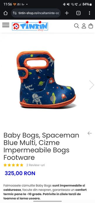 Cizme iarna bebe copiii zapada impermeabile Olang 21-22