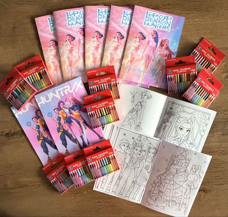 Персонализирани книжки за оцветяване  Kpop demon hunters