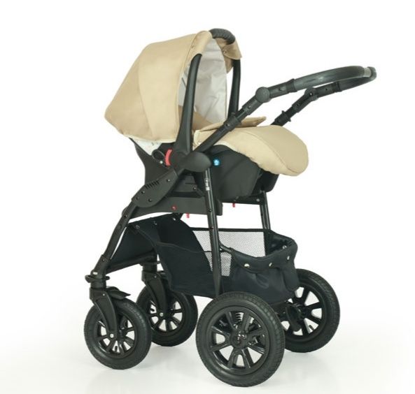 Cărucior Krausman 3 in 1 Jet Beige Black - testat ADAC