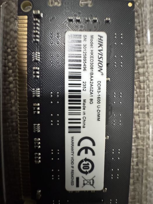 Озу 16gb DDR3 1600mhz