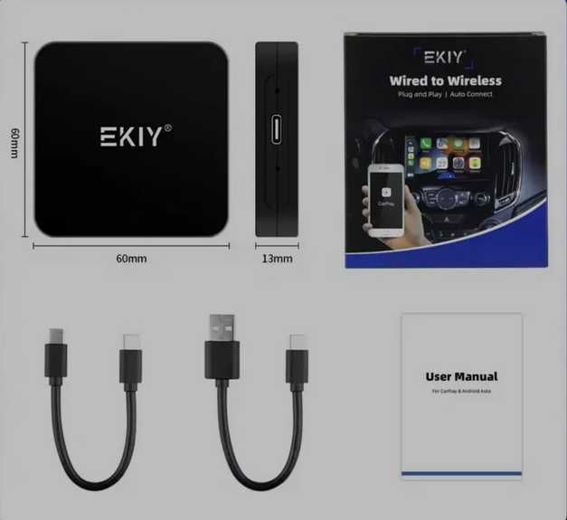 Adaptor auto Wireless - Apple Carplay/Andorid Auto