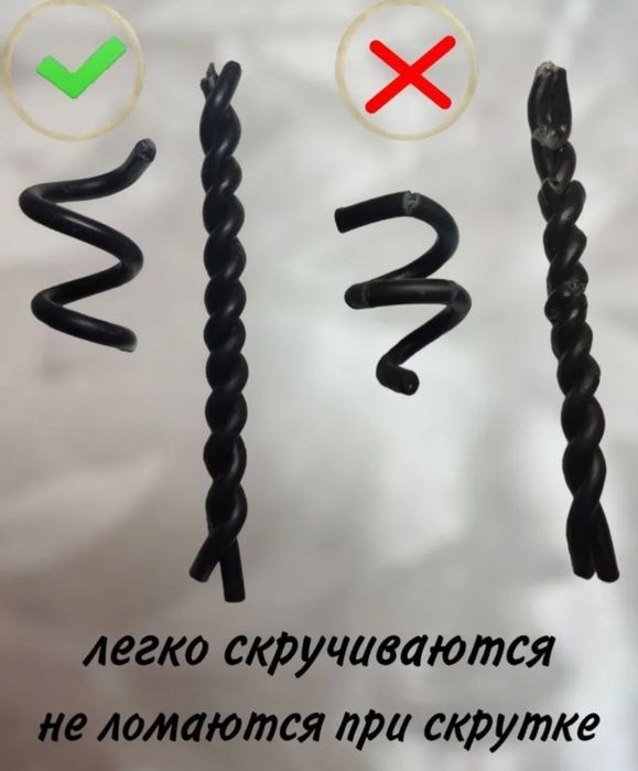 Свечи чёрные от негатива.