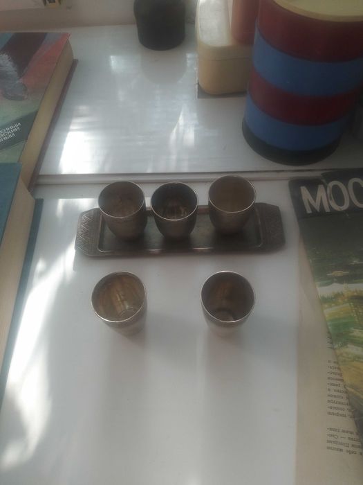 Мельхиоровые стопки