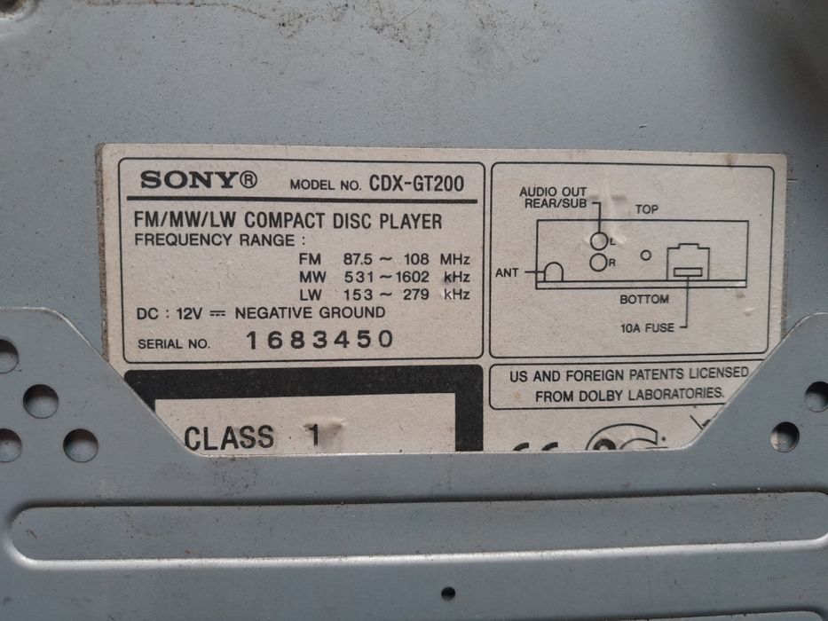 Cd  mp3 радио плеър