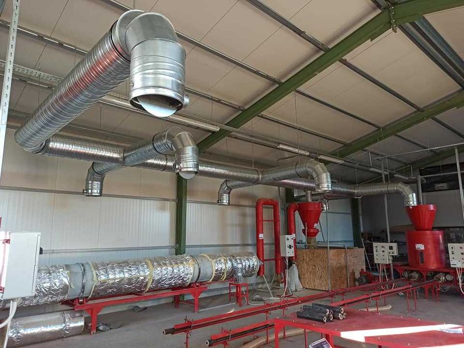 Montaj tubulatura pentru ventilatie si hote profesionale din inox