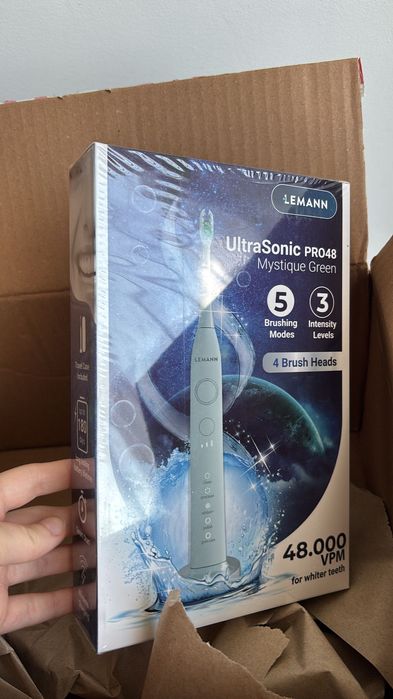 Periuța Electrică LEMANN NOUĂ SIGILATĂ mystic green