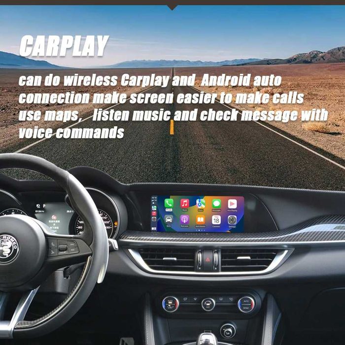 CarPlay / Android Auto модул за Alfa Romeo Giulia и Stelvio