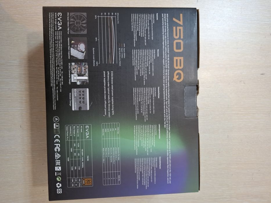 EVGA 750 bg bronze