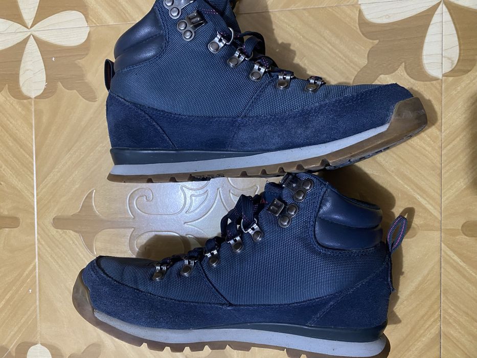 Ботинки темно синие