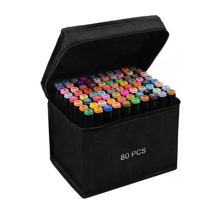 ТОП 48 броя  Комплект маркери Touch маркер флумастери за рисуване