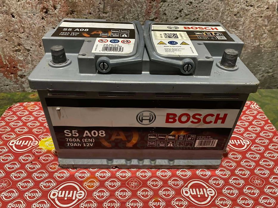 Маркови Акумулатори AGM/АГМ 60/70/80/90/95/105 амп/ч Bosch с гаранция