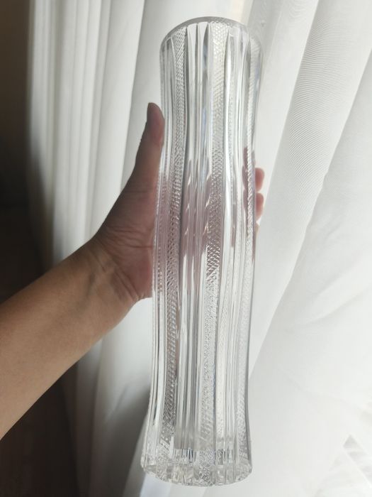 Ваза, чешский хрусталь.