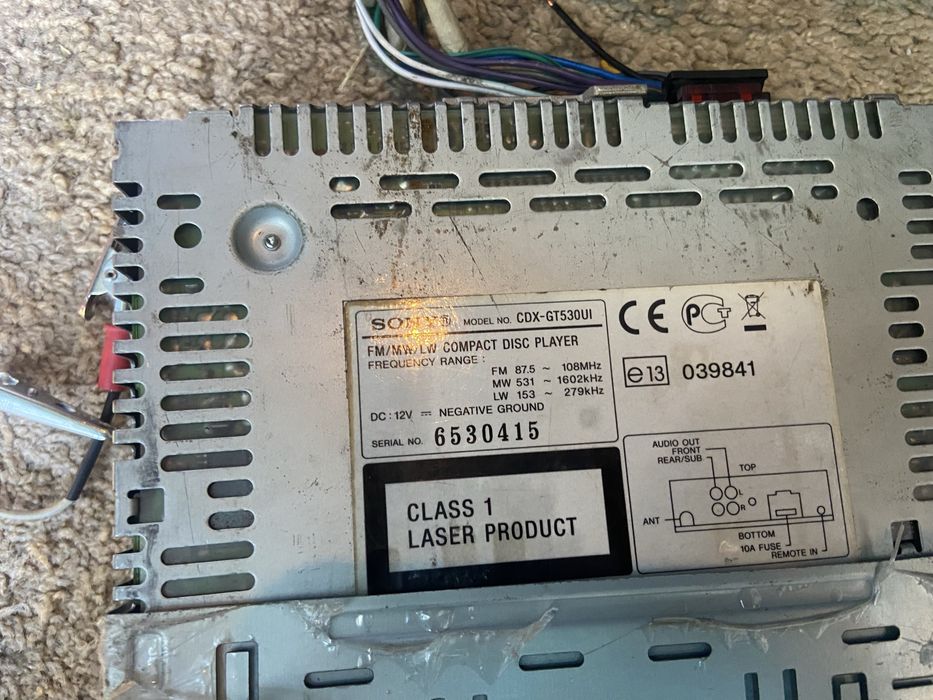 касетофон авто радио Sony Aux оригнал