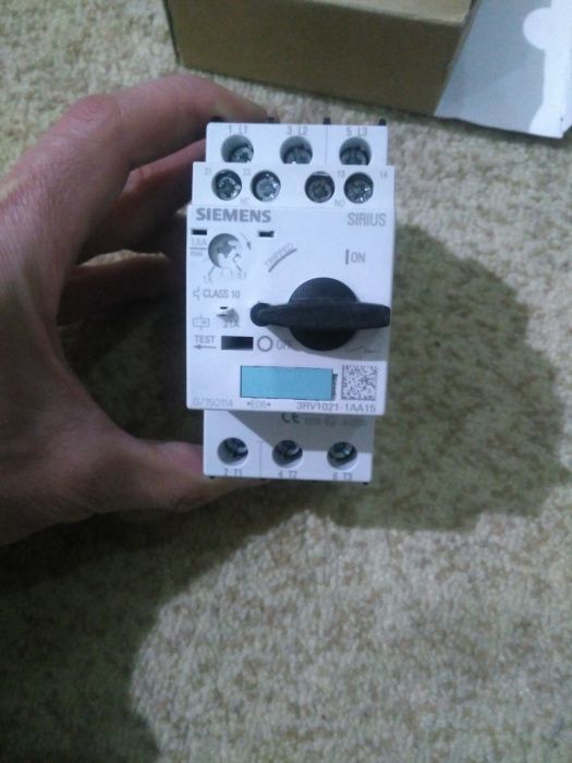 Siemens 3RV1021-1AA15 Выключатель автомат для защиты эл. двигателей.