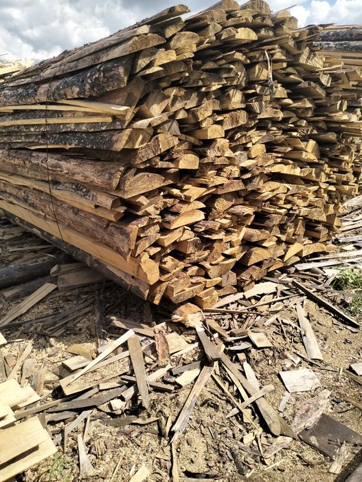 Горбыль дрова в пачках