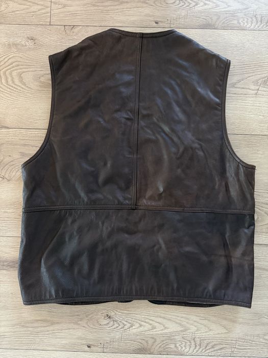 Vesta Piele Naturala ITALLO FASHION Maro Barbati | Marime 52 (XL-XXL)