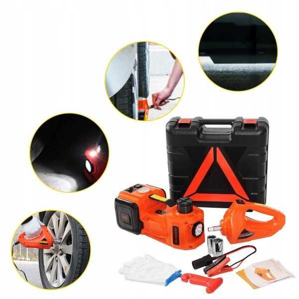 Електрически хидравличен крик 3 в 1, компресор ,електрически гайковерт