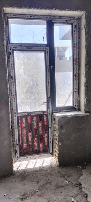 Срочно продаётся акфа окна и двери алюмин стекло пакет
