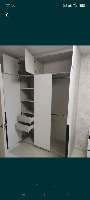 Шкаф купэ-Шкаф в прихожую,шкаф на балкон на заказ! Замер 3D Бесплатно!