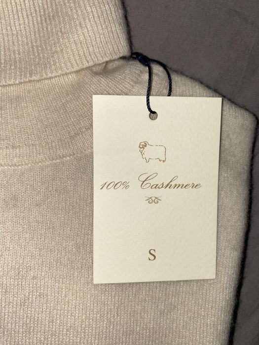 Pulover 100% Cashmere natural – calitate premium – alb