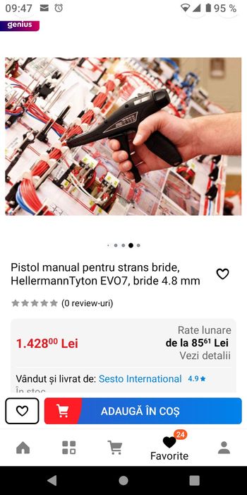 Pistol Hellermann tyton EVO7  manual bride coliere soricei