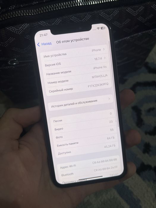 iPhone Xs LL/A Region 64GB
