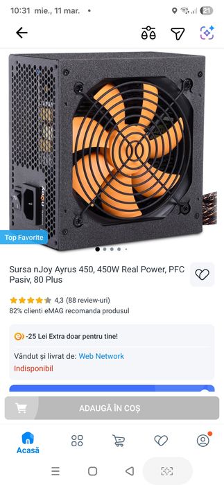 Vând componente de calculator