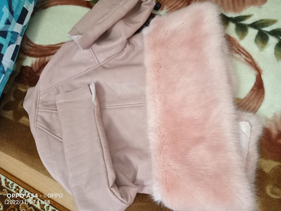 Дублёнка кожа  , размер s