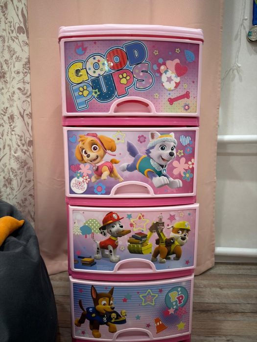 Комод детский пластиковый