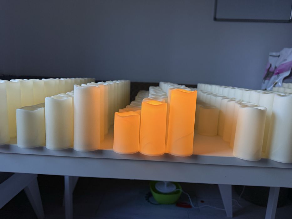 204 Lumanari LED cu baterii