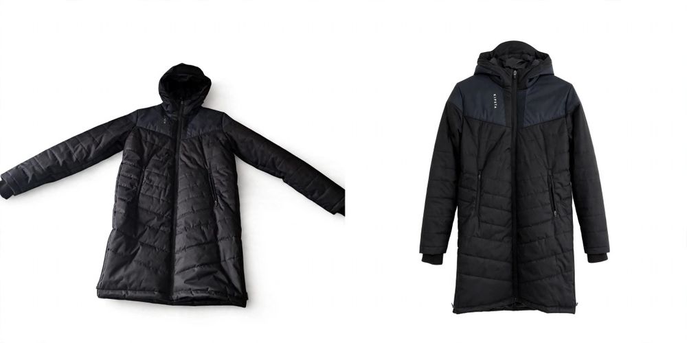 Geaka parka lungă de la Decathlon