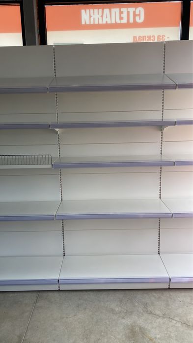 Стелажи за магазин намалени от 269 на 190 .