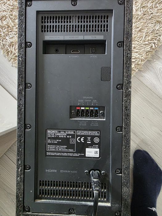 Sistem sony sa-ws20R