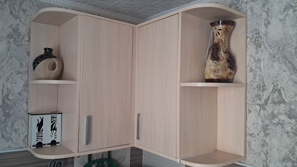 Навесной угловой шкаф 80×80 см