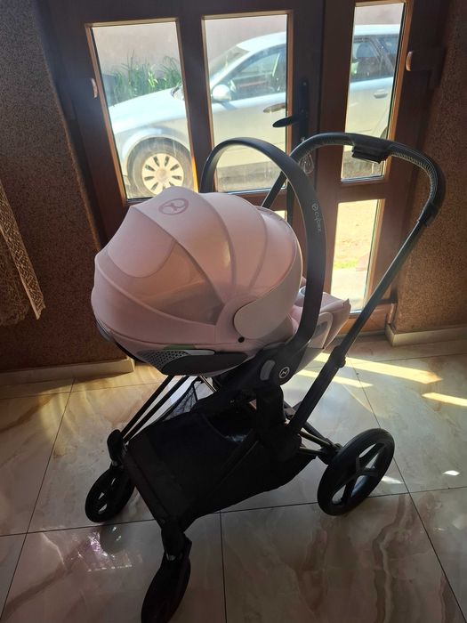 Cărucior cybex priam Peach Pink 3 in 1