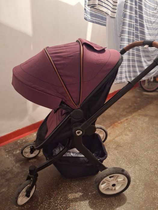 Carucior 3 in 1 cu maner reversibil si landou transformabil Coccolle