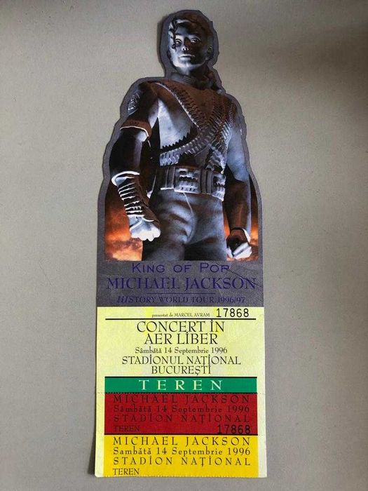 Bilet concert MICHAEL  JACKSON World  Tour 1996