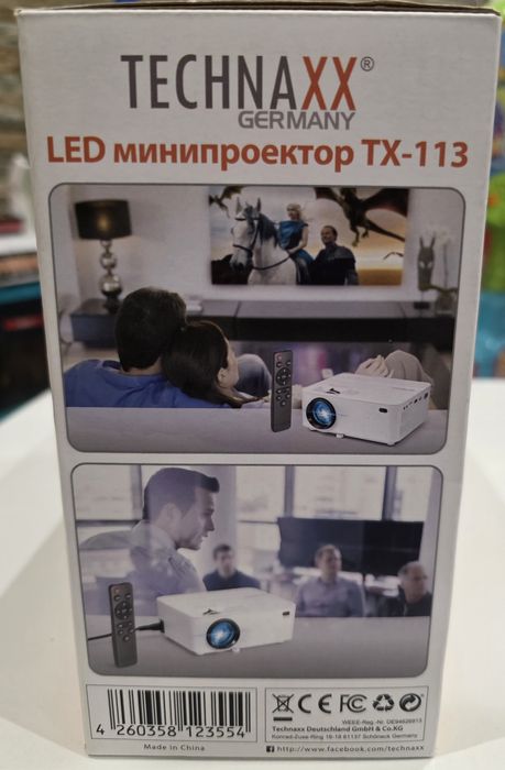 Мултимедиен Проектор TX-113 / Мини Проектор TX-113- Немски