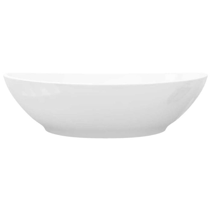 Lavoar oval 40x33 cm ceramică, alb VidaXL