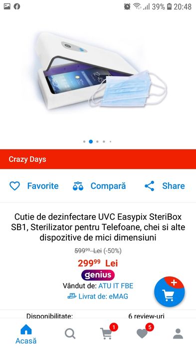 Sterilizator SteriBox SB1