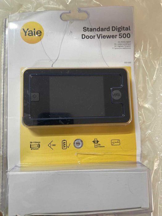 Vizor digital Yale Standard 500 – Vizualizare în timp real – Cameră de înaltă calitate – Auriu – 45-0500-1432-00-0201