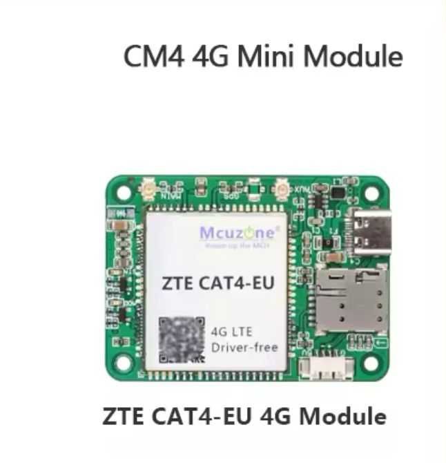 Modem internet 4G RASPBERRY Pi CAT4, interfață USB-C 1.25 4pin